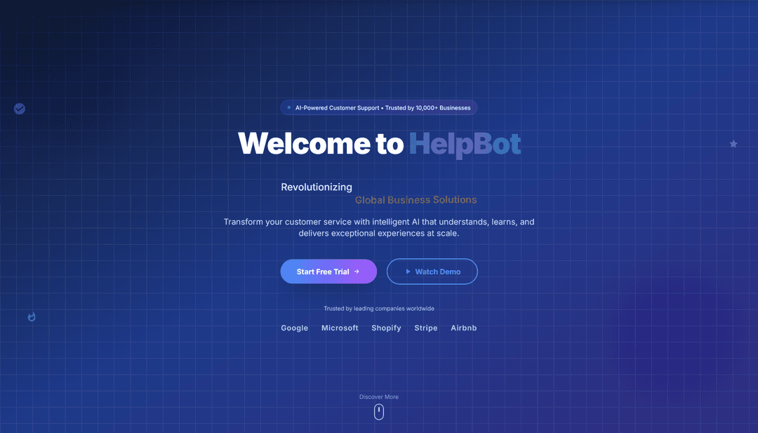 HelpBot project preview
